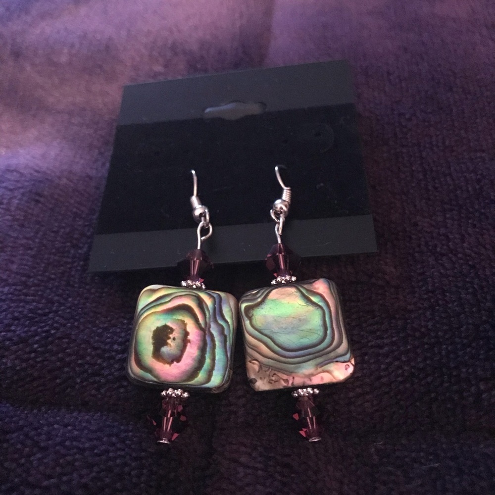 Handmade Abalone Earrings